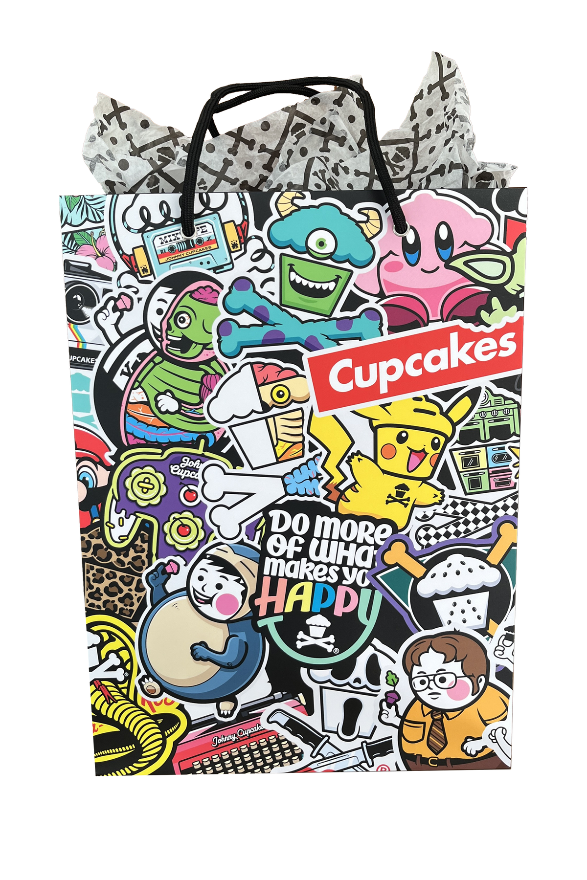 Gift Bag - All Over Stickers