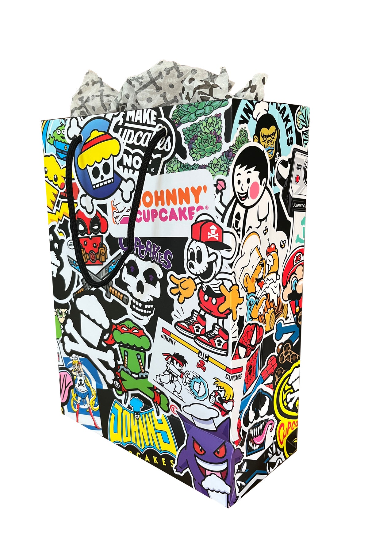 Gift Bag - All Over Stickers