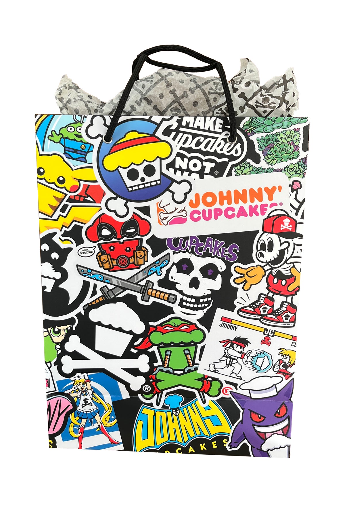 Gift Bag - All Over Stickers