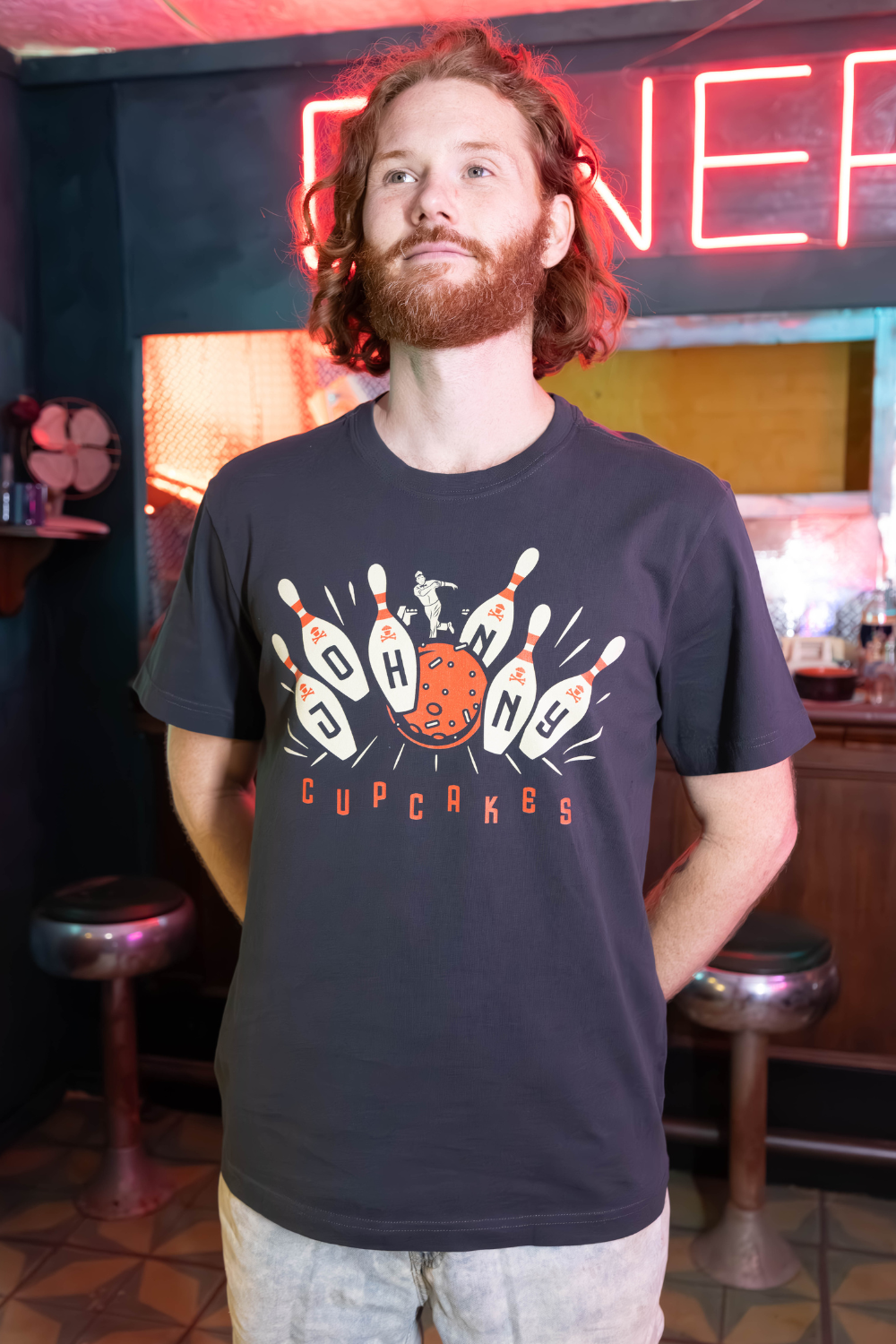 Men's Bowling Bakes Short Sleeve Premium Tee