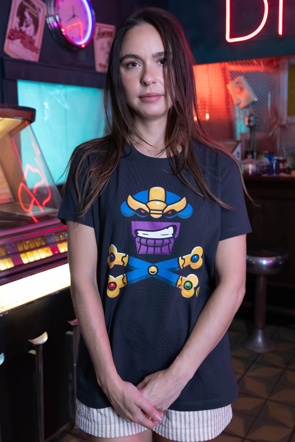 Womens Thermos Crossbones Short Sleeve Premium Tee