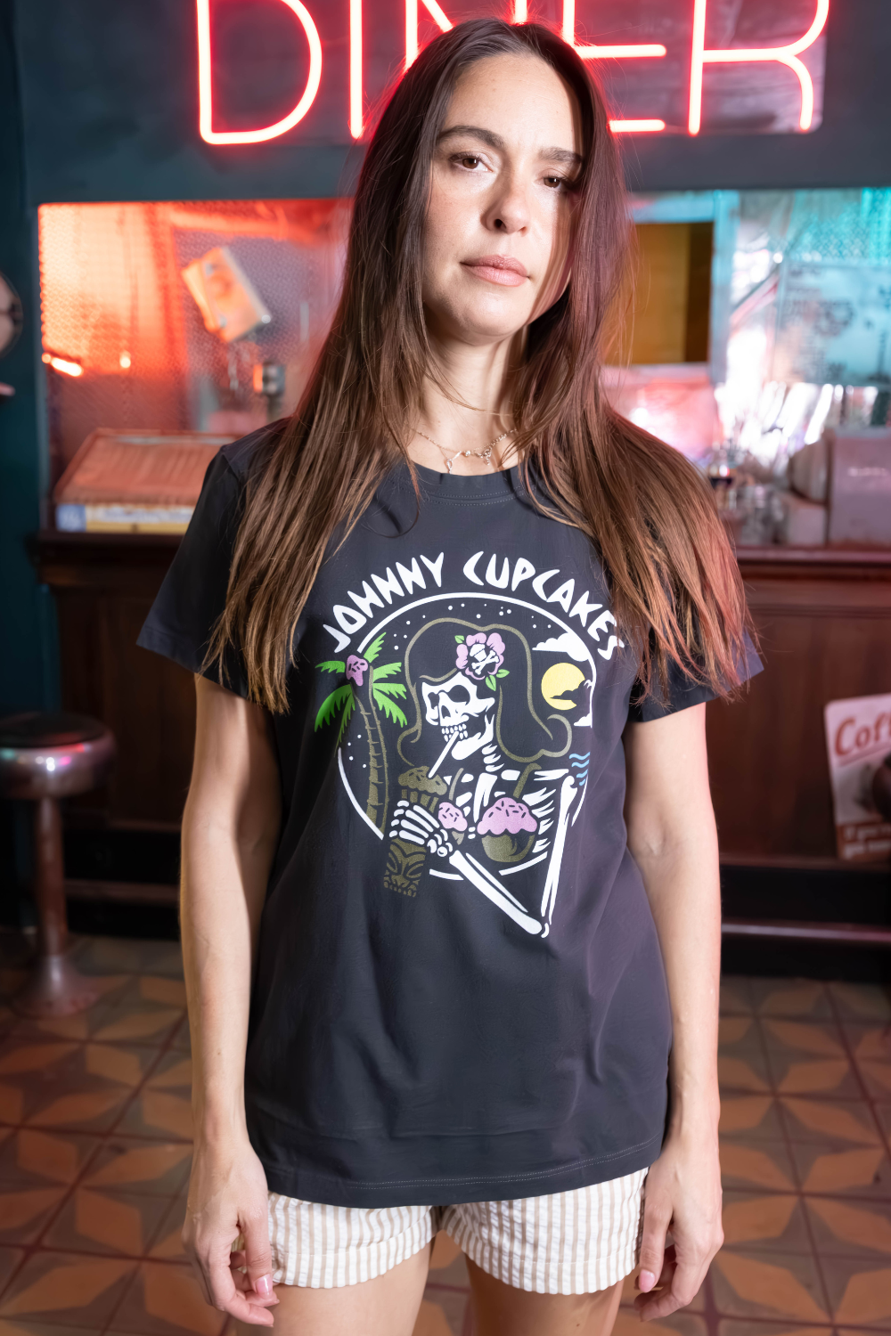 Womens Bakeation Vibes Short Sleeve Premium Tee