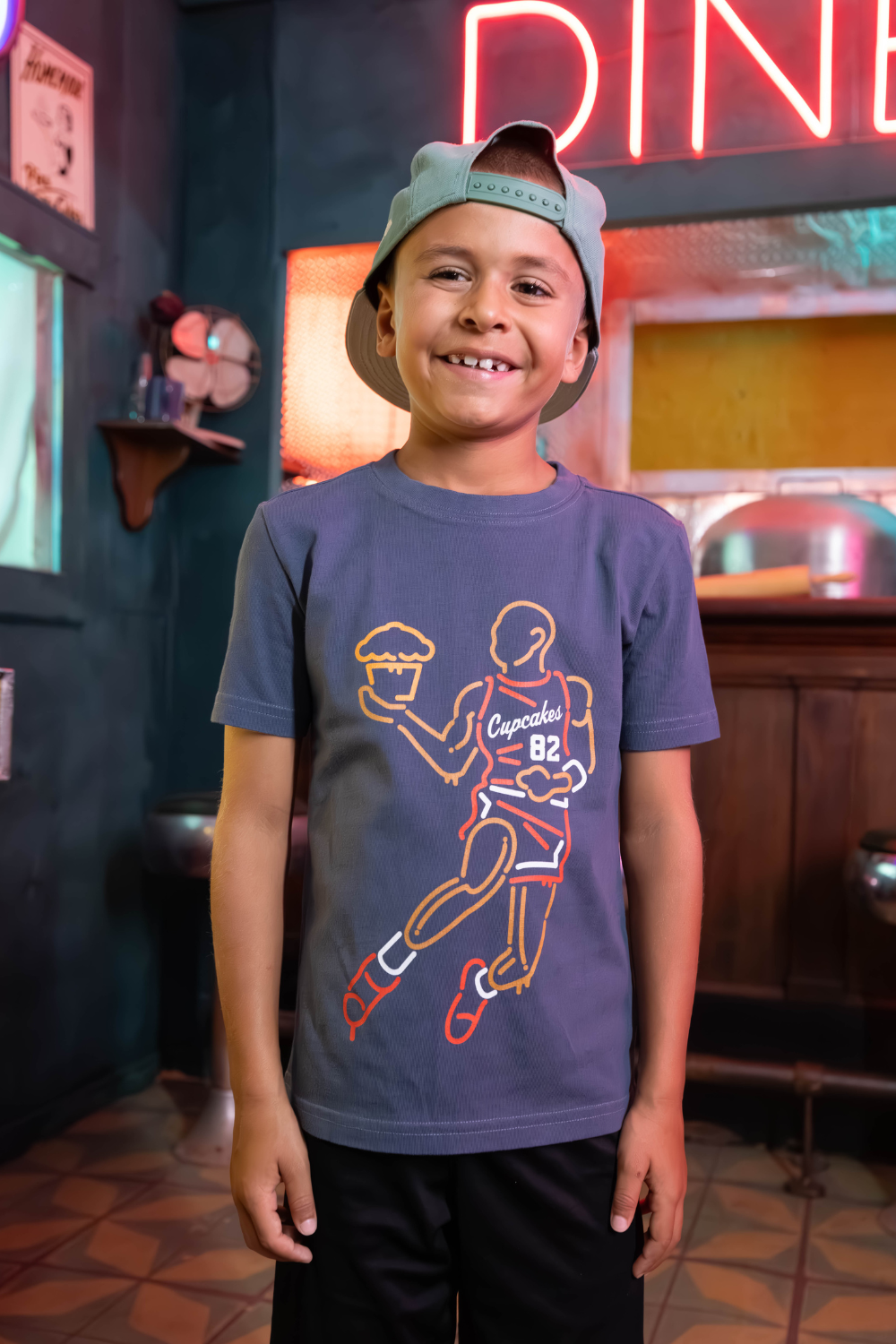 Kids Air Johnny Frosting Short Sleeve Premium Tee