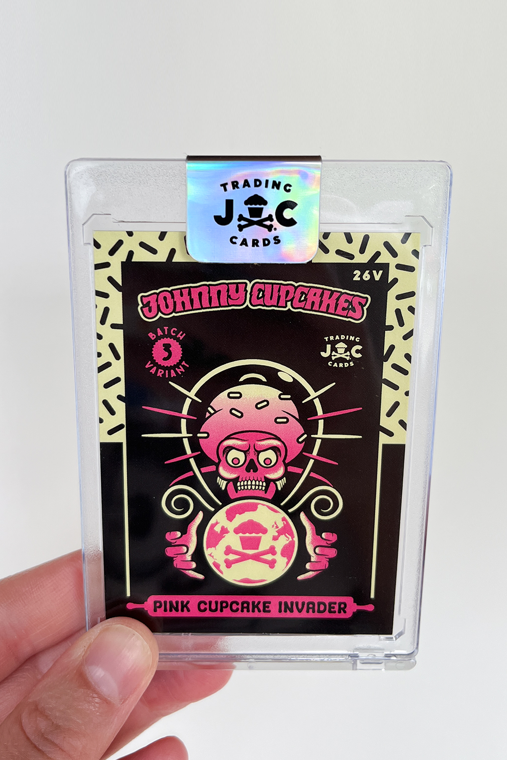 Variant Trading Card - Pink Cupcake Invader (#'d to 7)