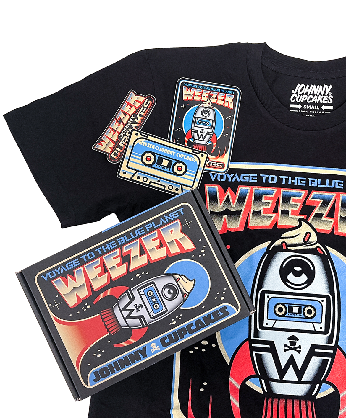 Johnny Cupcakes Custom Collaboration T-Shirts w/ Custom Packaging + Assembly