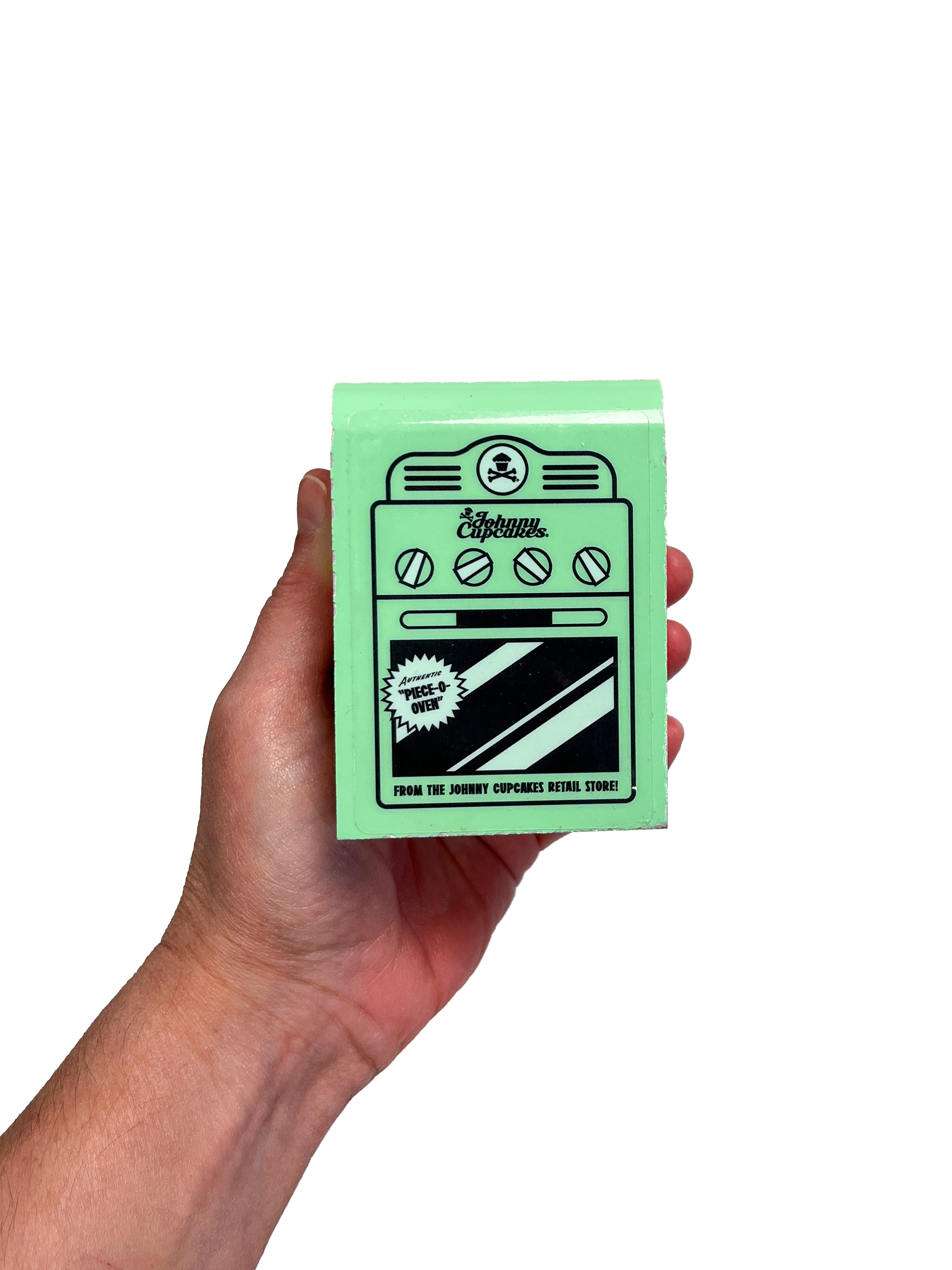 JC Vault - Signed Souvenir Oven Piece from Giant Oven Entrance with Optional Vinyl Sticker