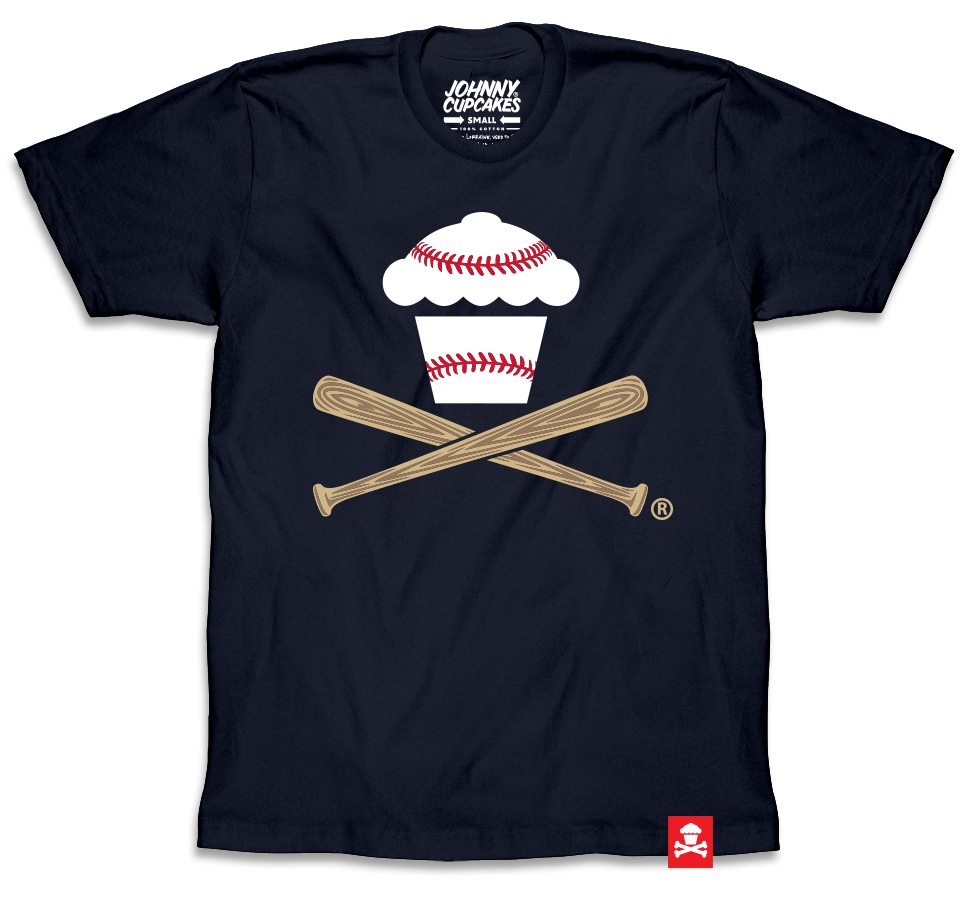 Baseball Crossbones Navy
