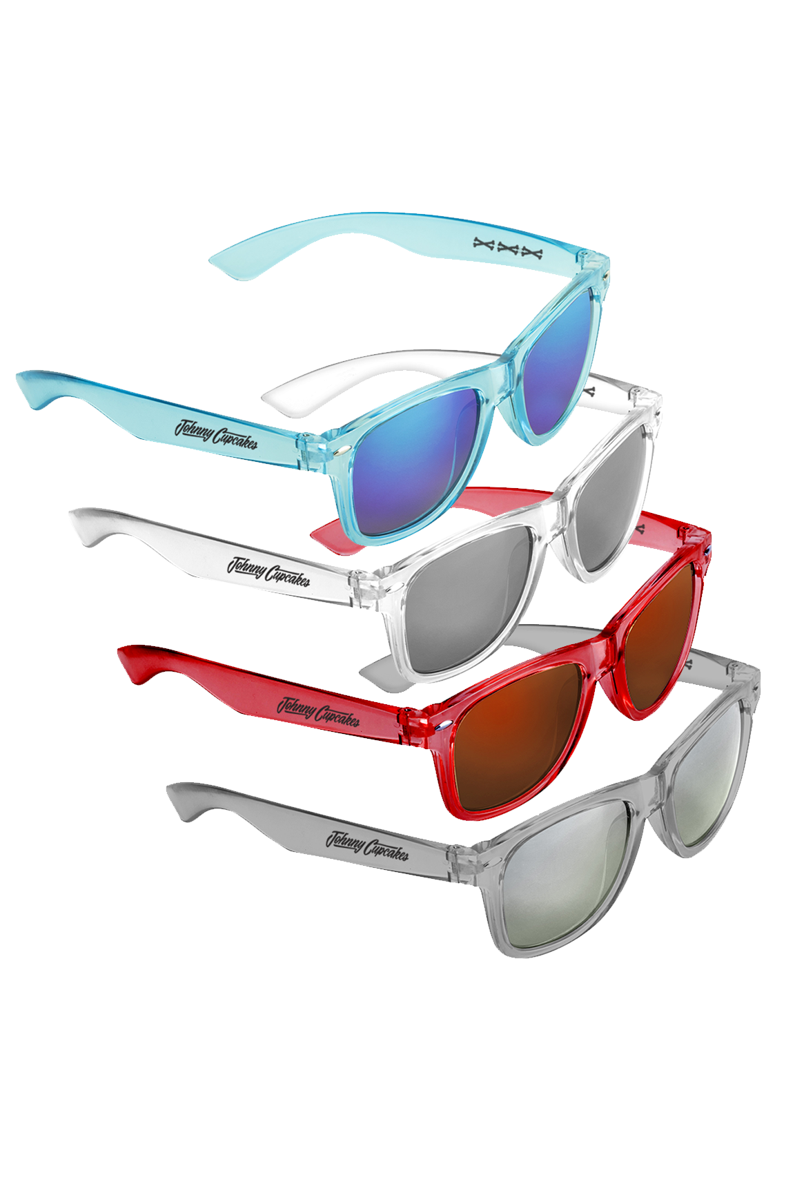 JC Script Mirrored Sunglasses Limited Bundle Deal - all 4 colors!