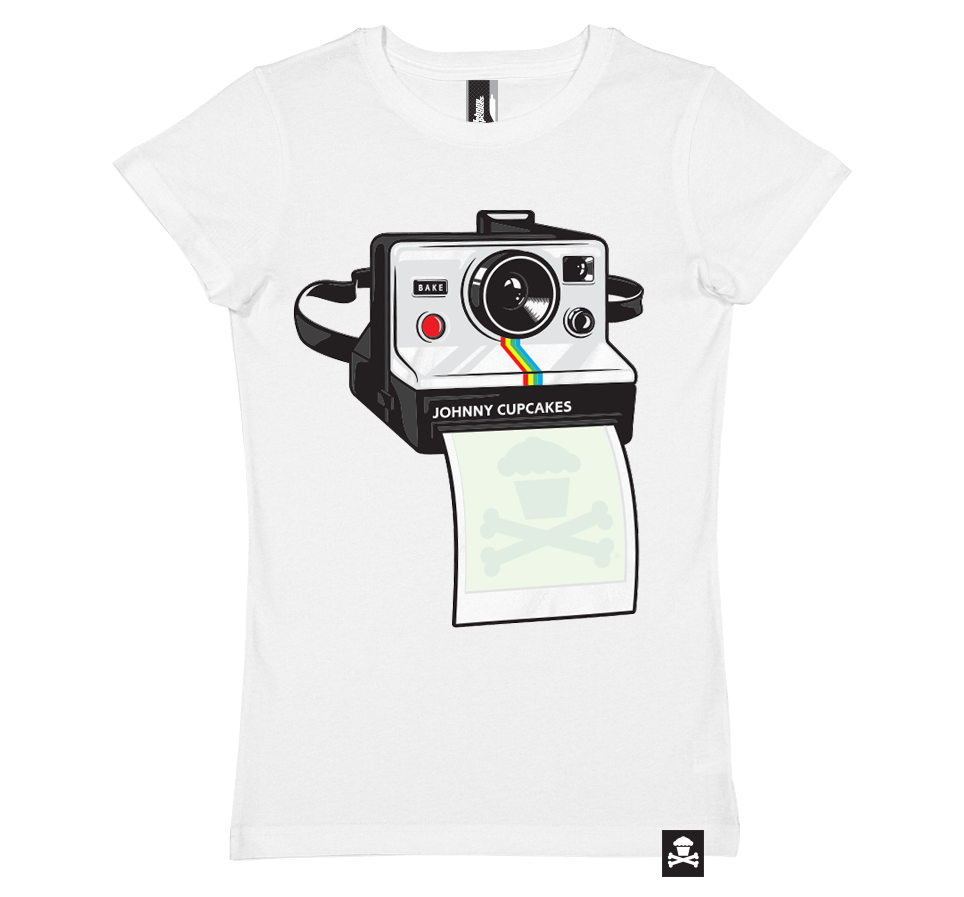 JC Vault - Women's Fitted Medium - Cupcake Camera (Sunlight Activated Ink!)