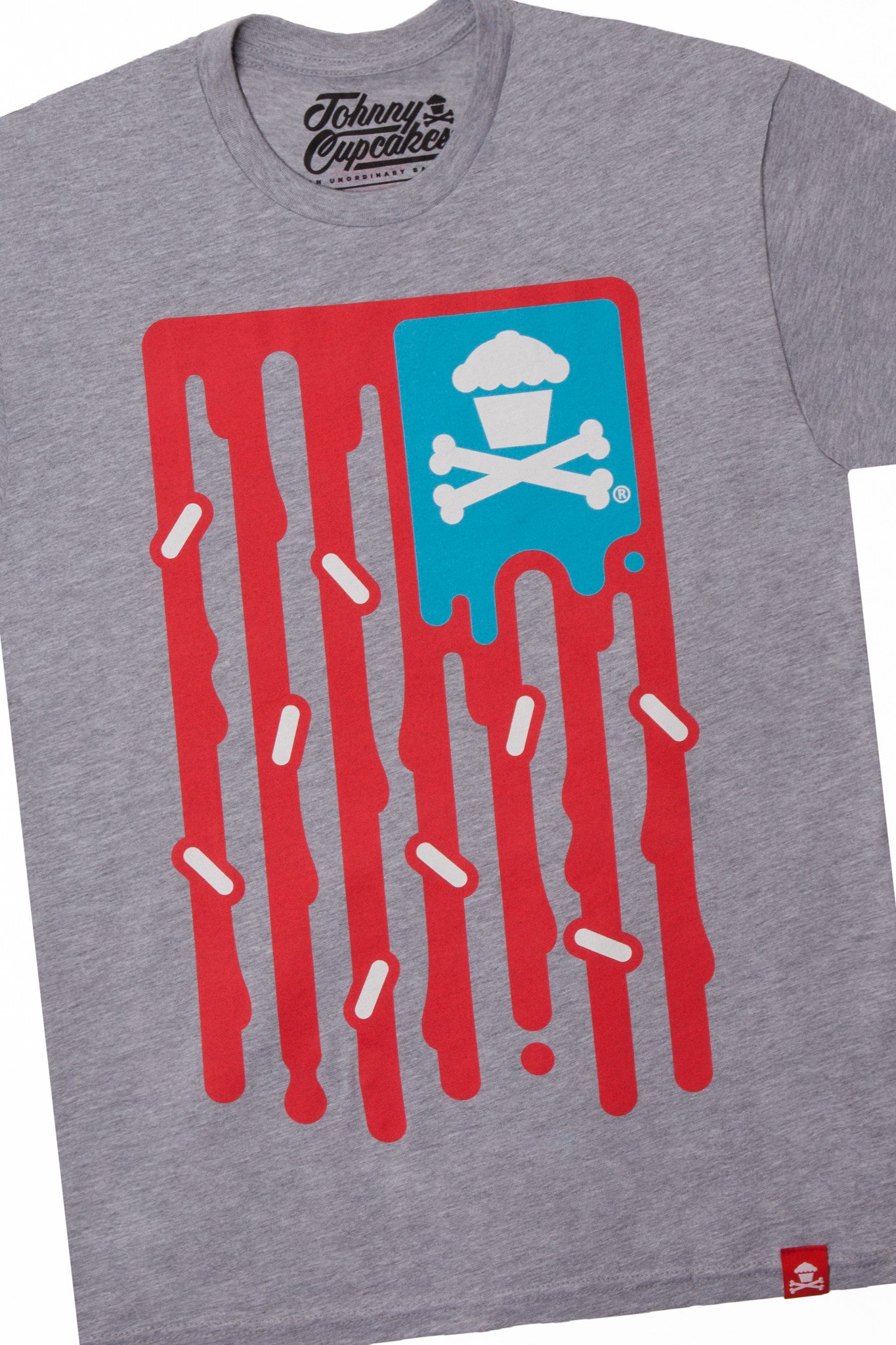 JC Vault - Adult Medium - Frosting Flag (Heather Grey)