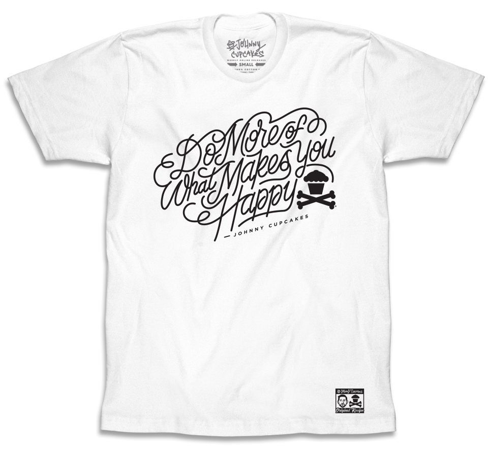 $10 Sale Tee - Happiness Script White