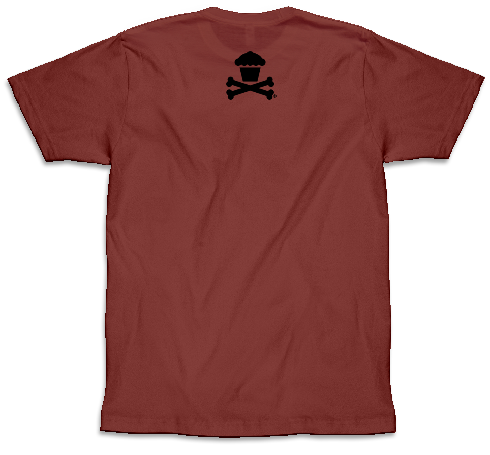 $10 Sale Tee - Basic Mini Crossbones Rust
