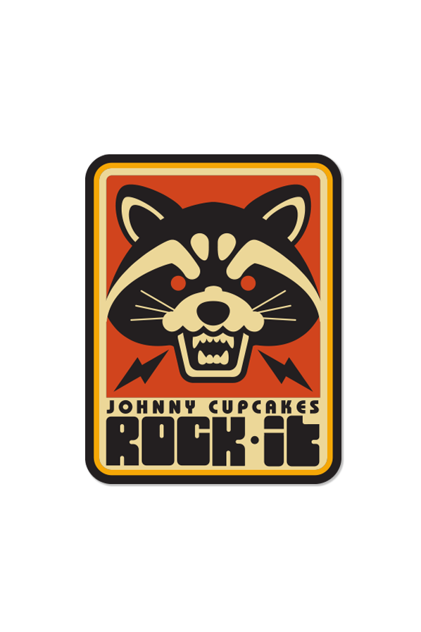 STICKER - Rock It Raccoon