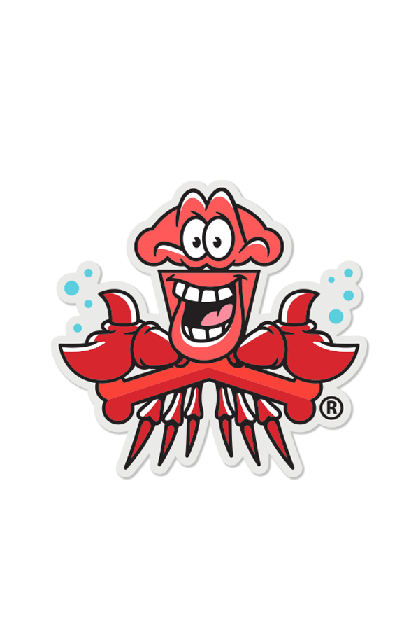 STICKER - Crab Friend Crossbones