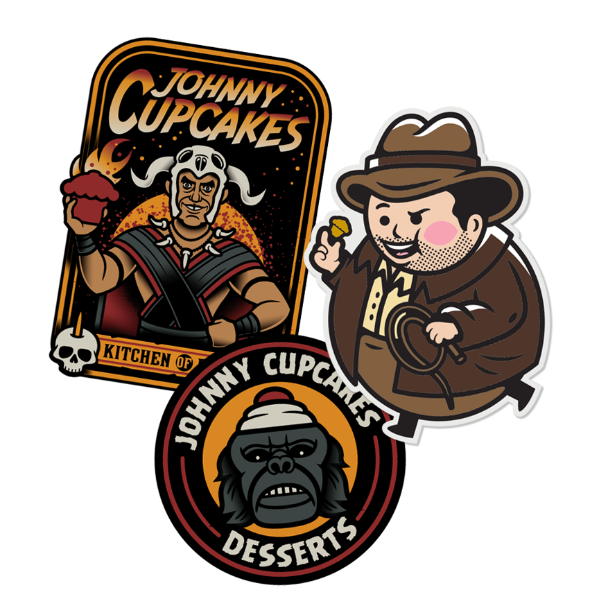 STICKER BUNDLE - Raiders of the Lost Bakery Limited Deal - 3 Stickers!