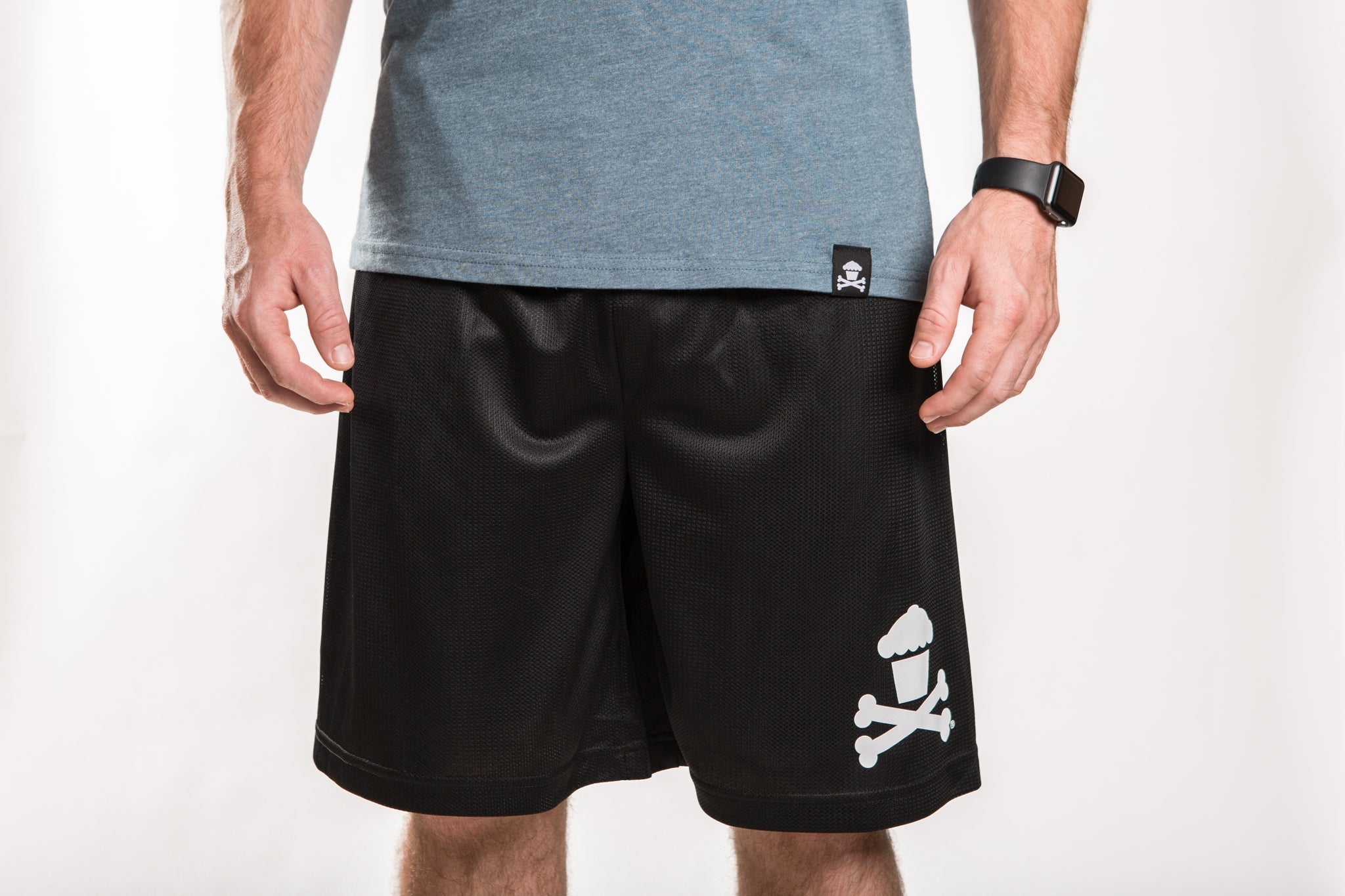 JC Vault - Adult XL - Crossbones Mesh Shorts