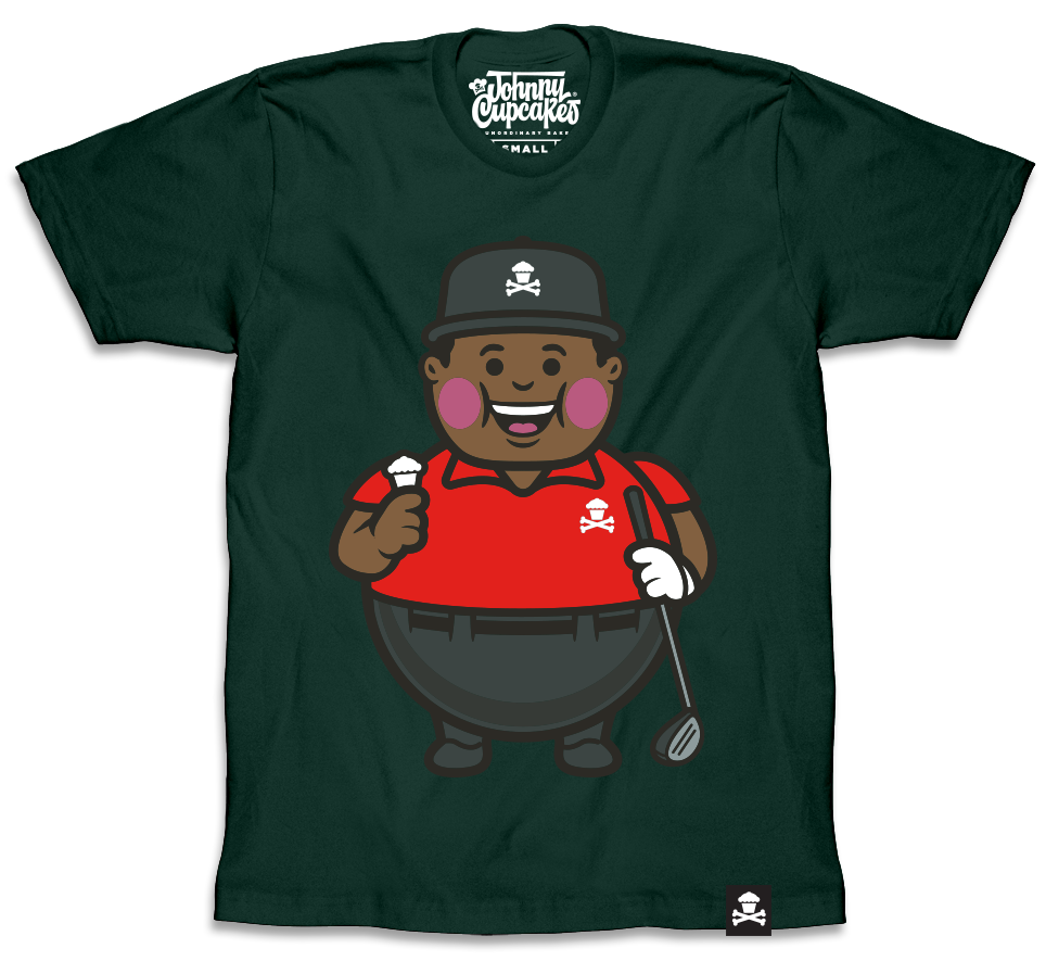 $10 Sale Tee - Tiger Cupcakes Big Kid (Green)