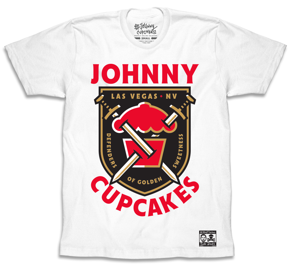 $10 Sale Tee - Vegas Hockey Sweet Defender White (Cake Dealer Exclusive)