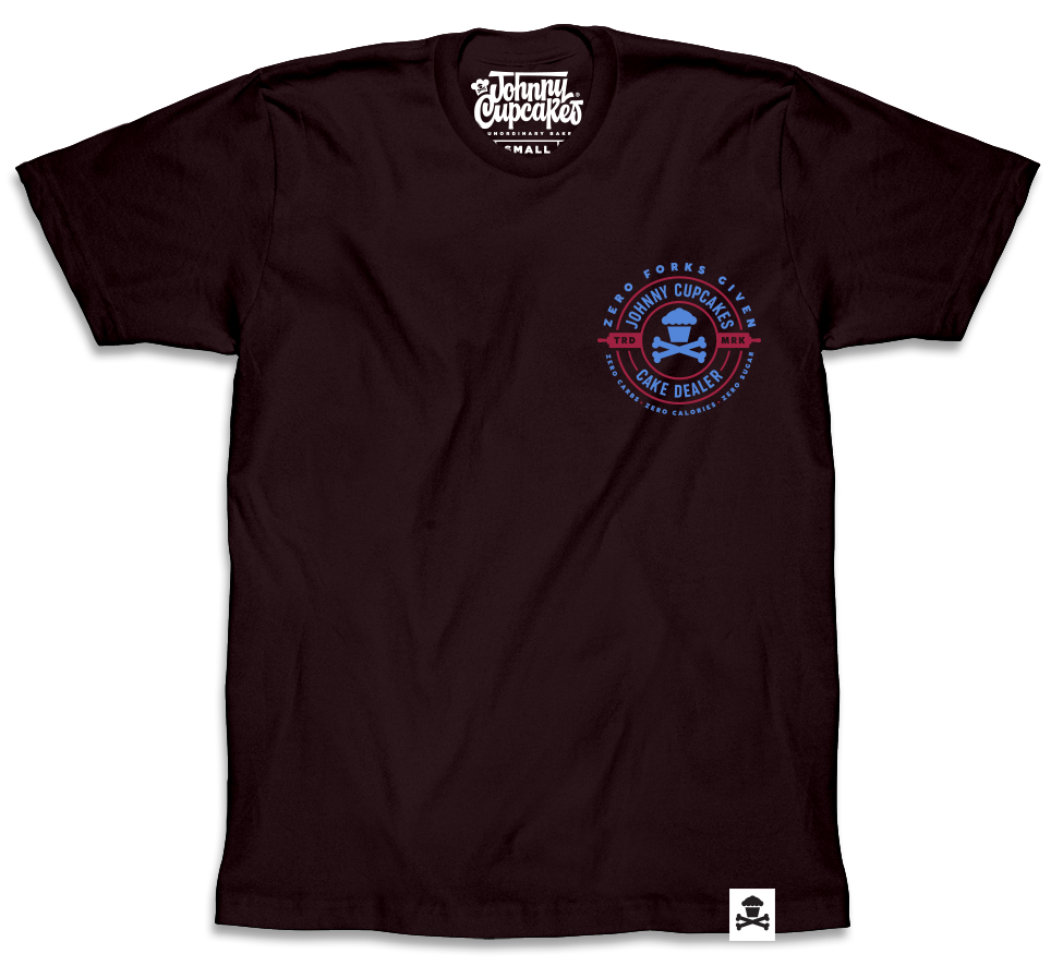 $10 Sale Tee - Zero Forks Given Deep Maroon (Cake Dealer Exclusive)