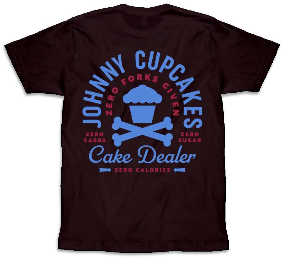 $10 Sale Tee - Zero Forks Given Deep Maroon (Cake Dealer Exclusive)