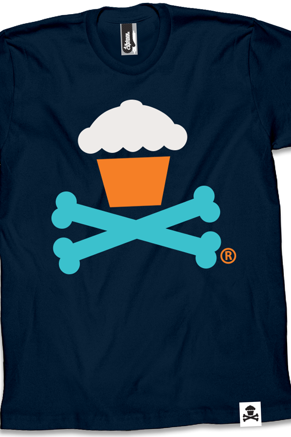 JC Vault - Adult Medium - Tri-Color Crossbones (Navy)
