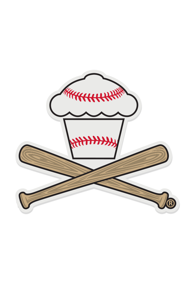 STICKER - Baseball Crossbones