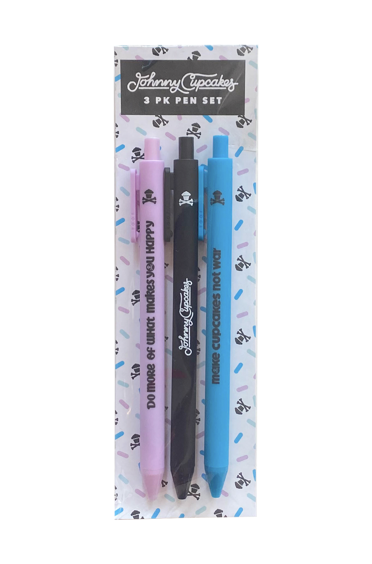 JC Pen Set - Blue, Black and Lilac