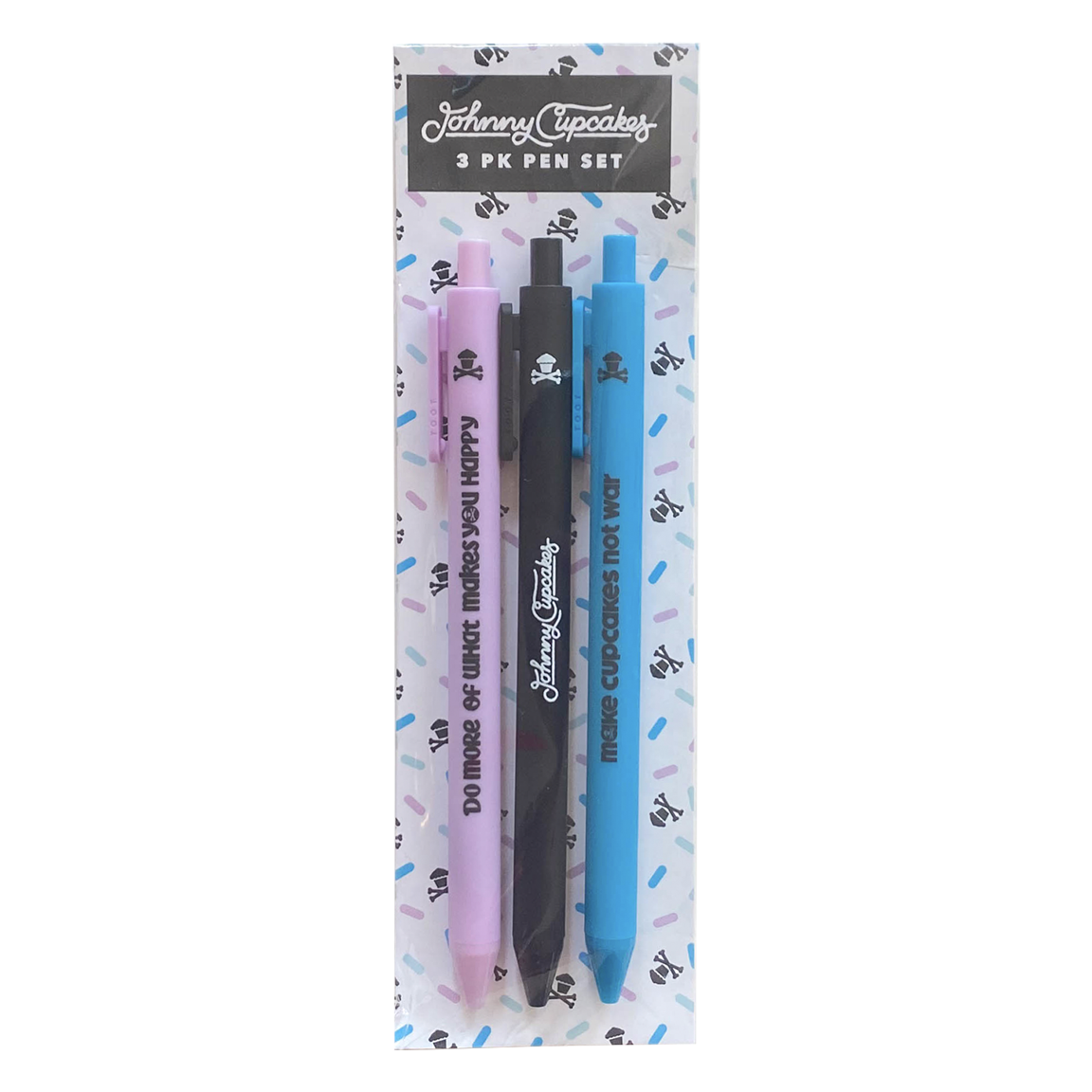 JC Pen Set - Blue, Black and Lilac
