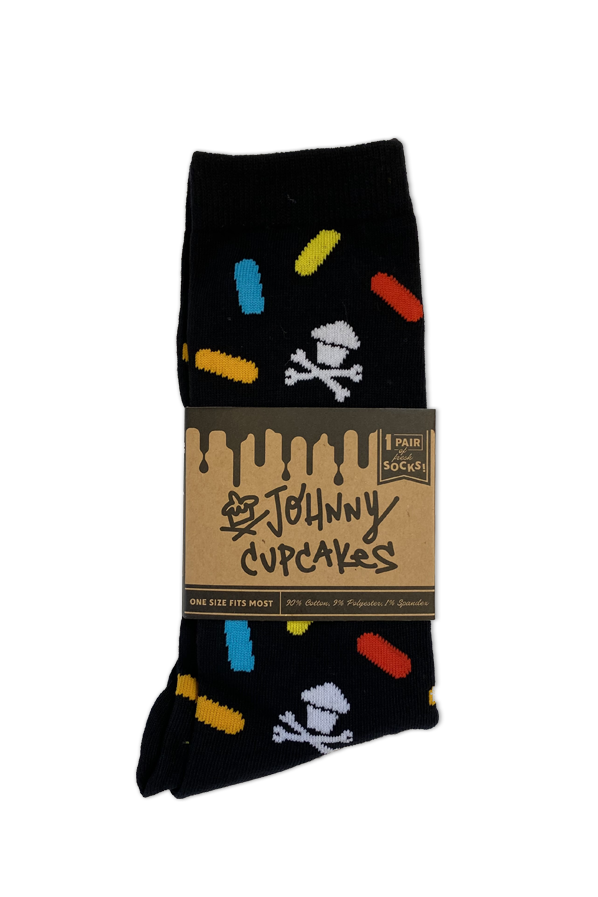 Black Sprinkles Socks