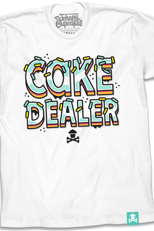 $10 Sale Tee - Cake Dealer Cookie White