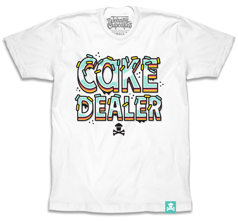 $10 Sale Tee - Cake Dealer Cookie White