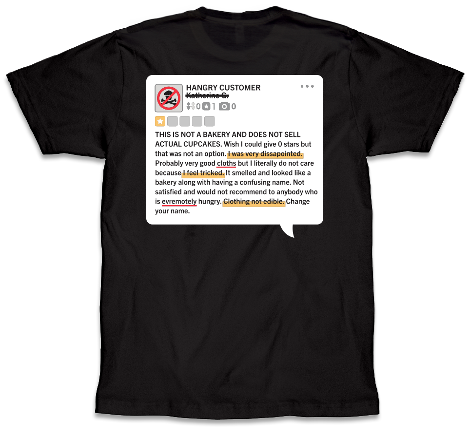 JC Vault - Adult XL - Hangry Customer's Bad Review
