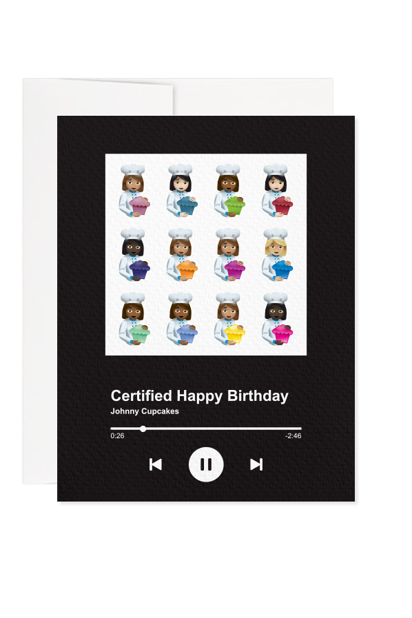 Certified Happy Birthday Greeting Card