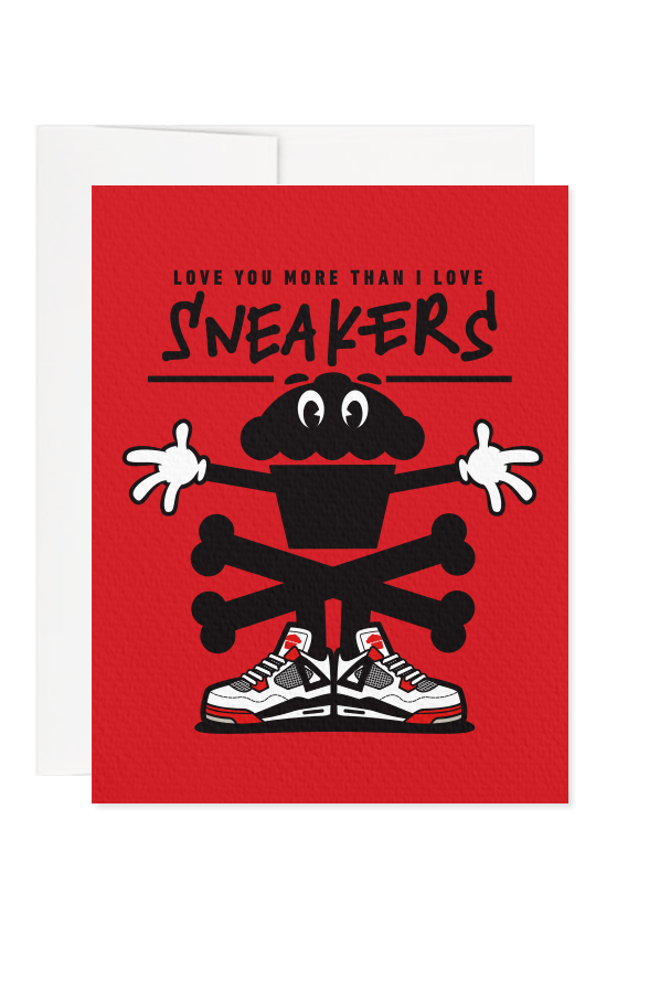 More Than Sneakers Greeting Card