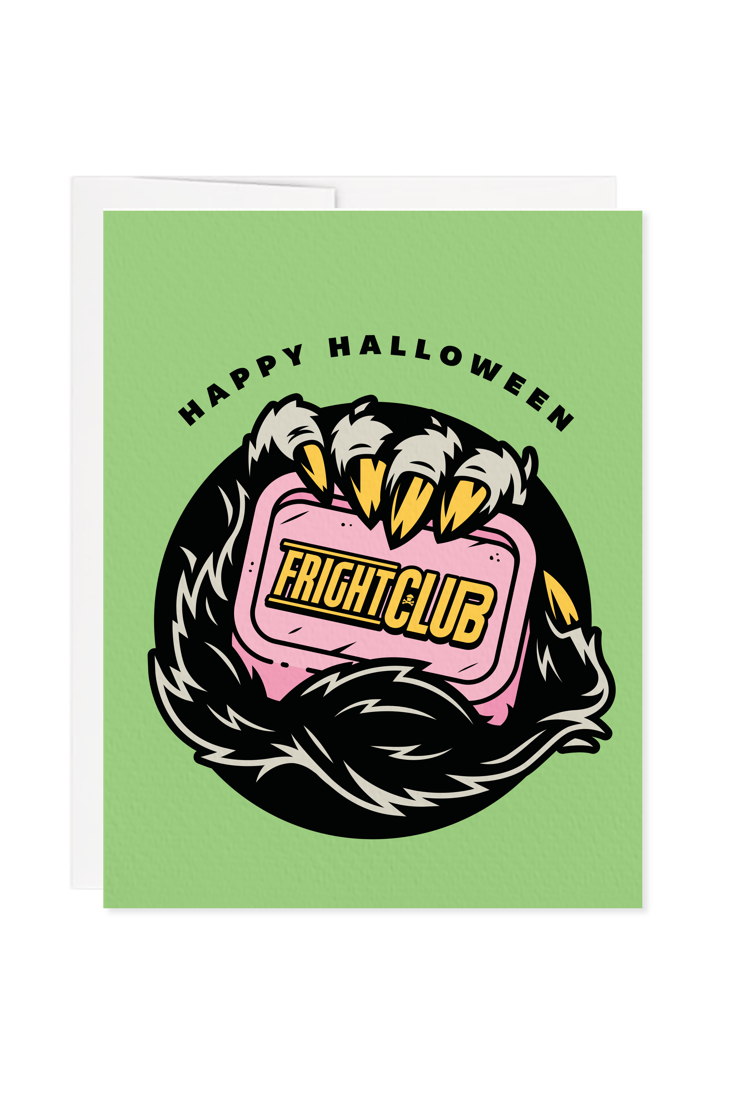 Fright Club Halloween Greeting Card