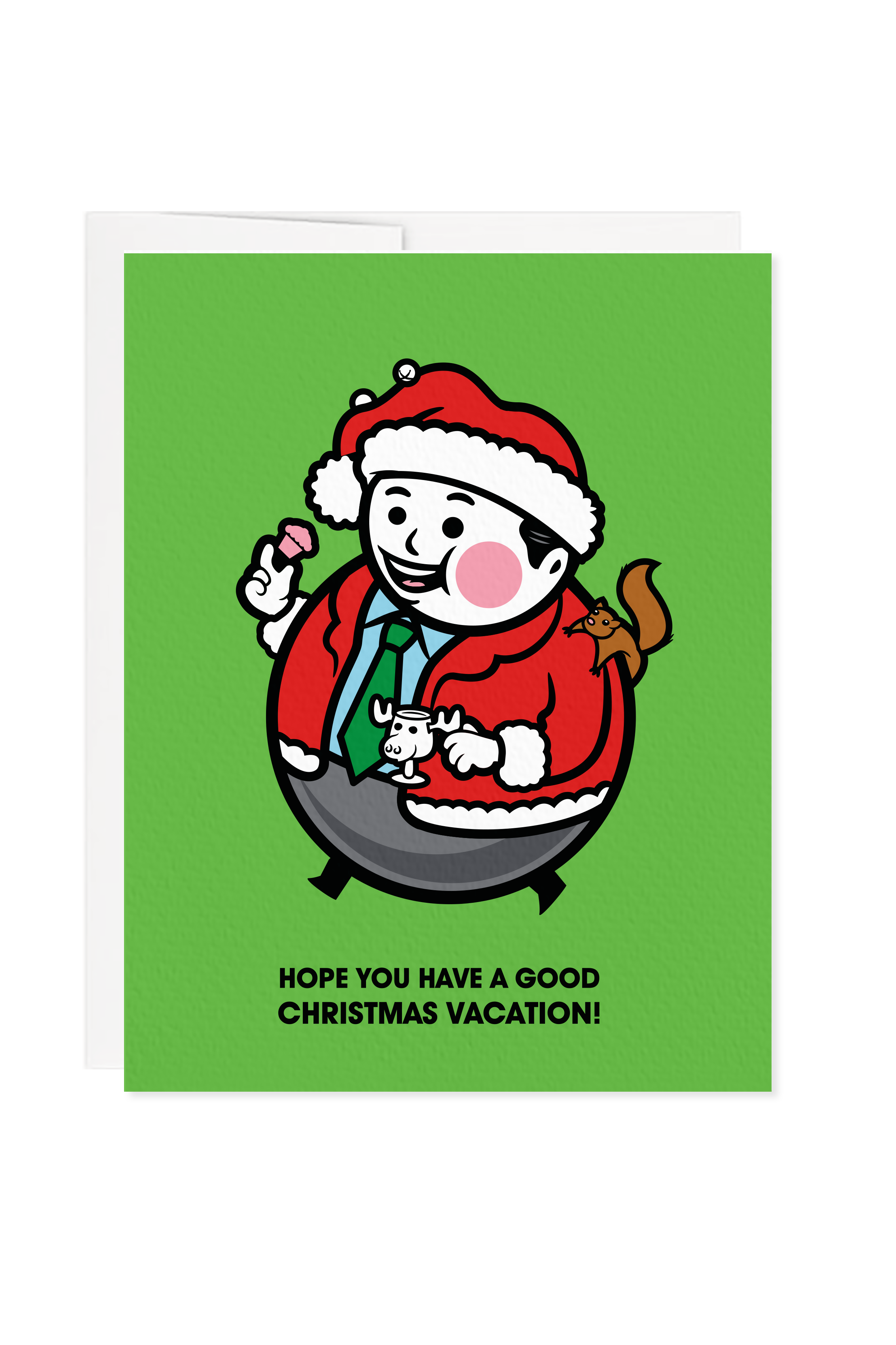 Big Kid Sparky Holiday Greeting Card