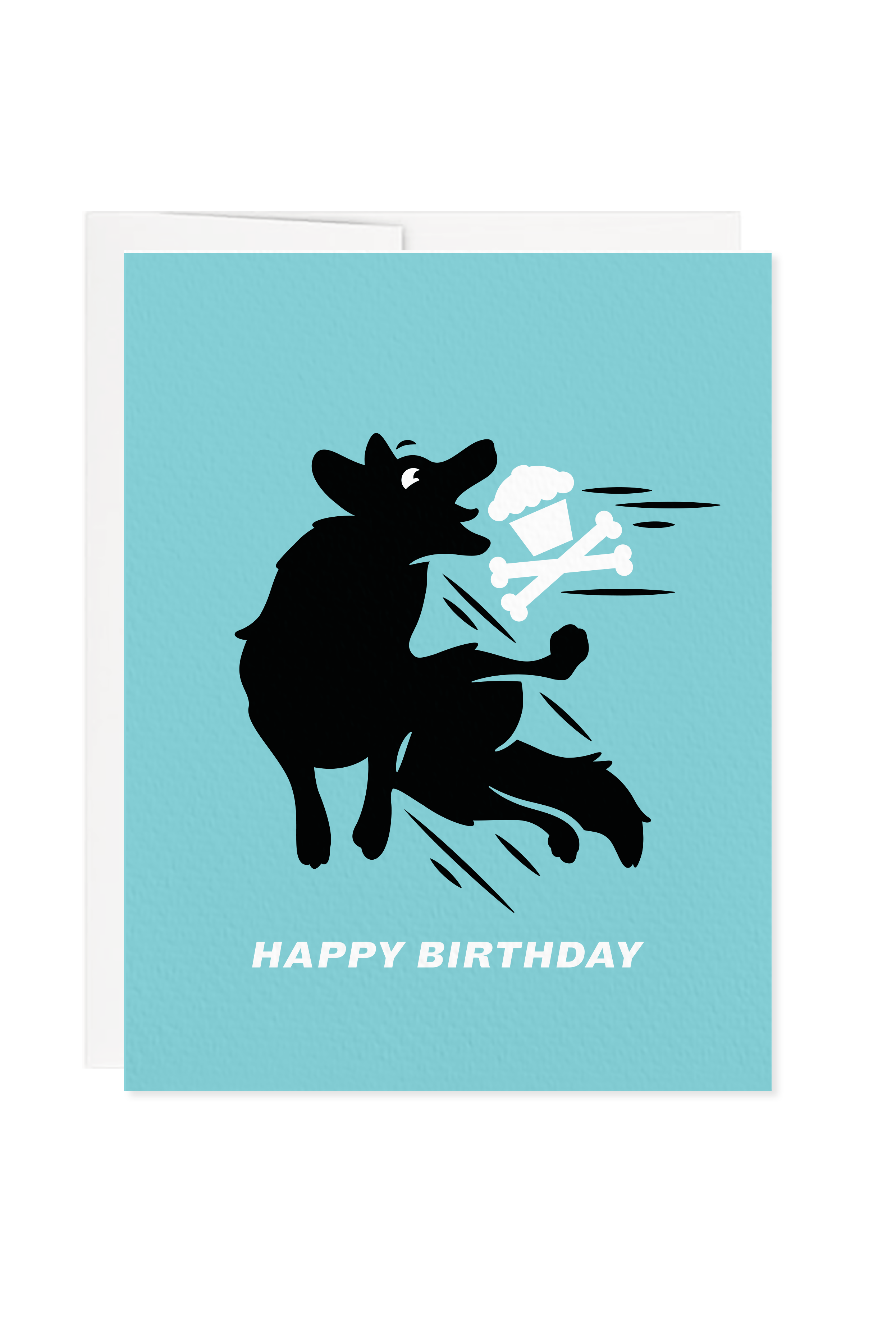 Frosting Fetch Birthday Greeting Card