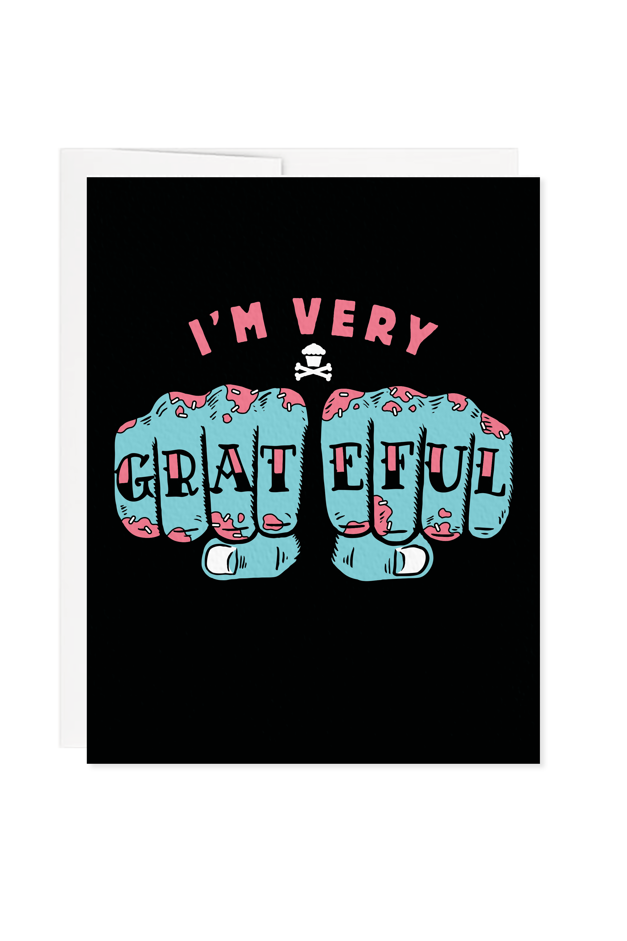 Grateful Fists Greeting Card