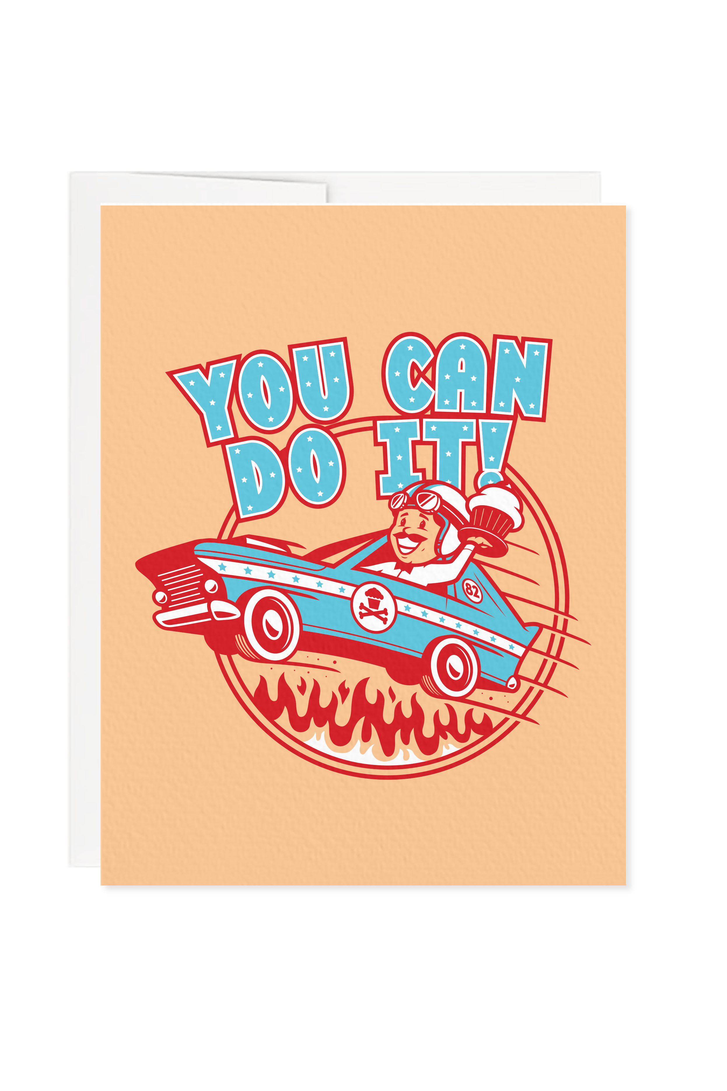 You Can Do It Stunt Greeting Card