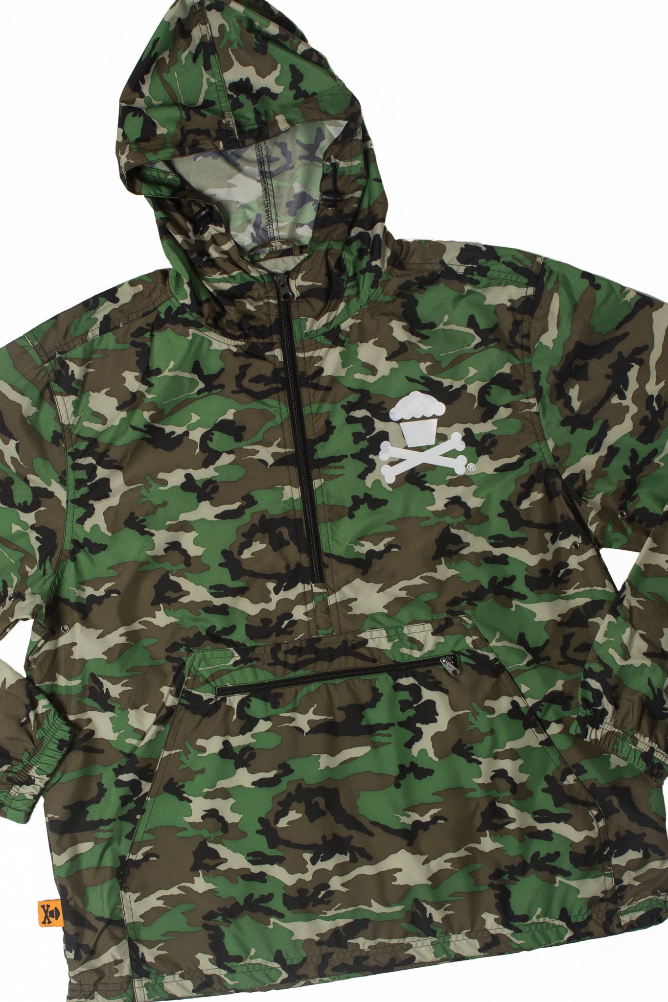 JC Vault - Adult Medium - Bones Crew Windbreaker Jacket (Camo)