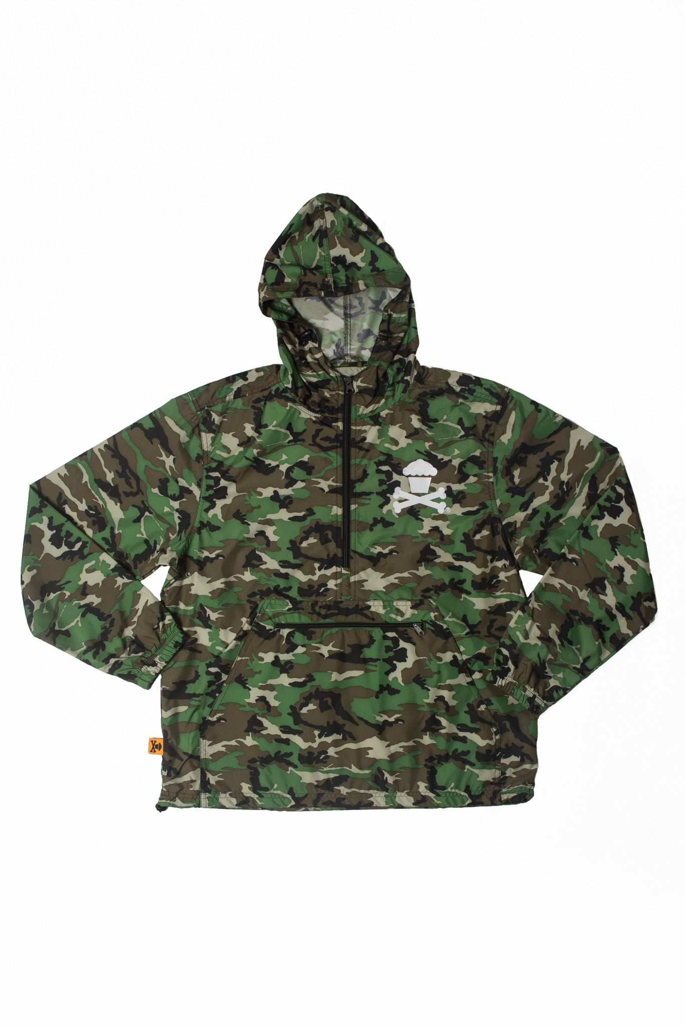 JC Vault - Adult Medium - Bones Crew Windbreaker Jacket (Camo)