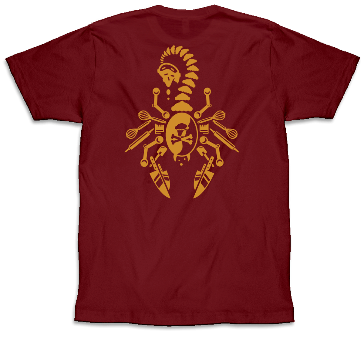 $10 Sale Tee - Phoenix Scorpion Maroon / Gold (Cake Dealer Exclusive)