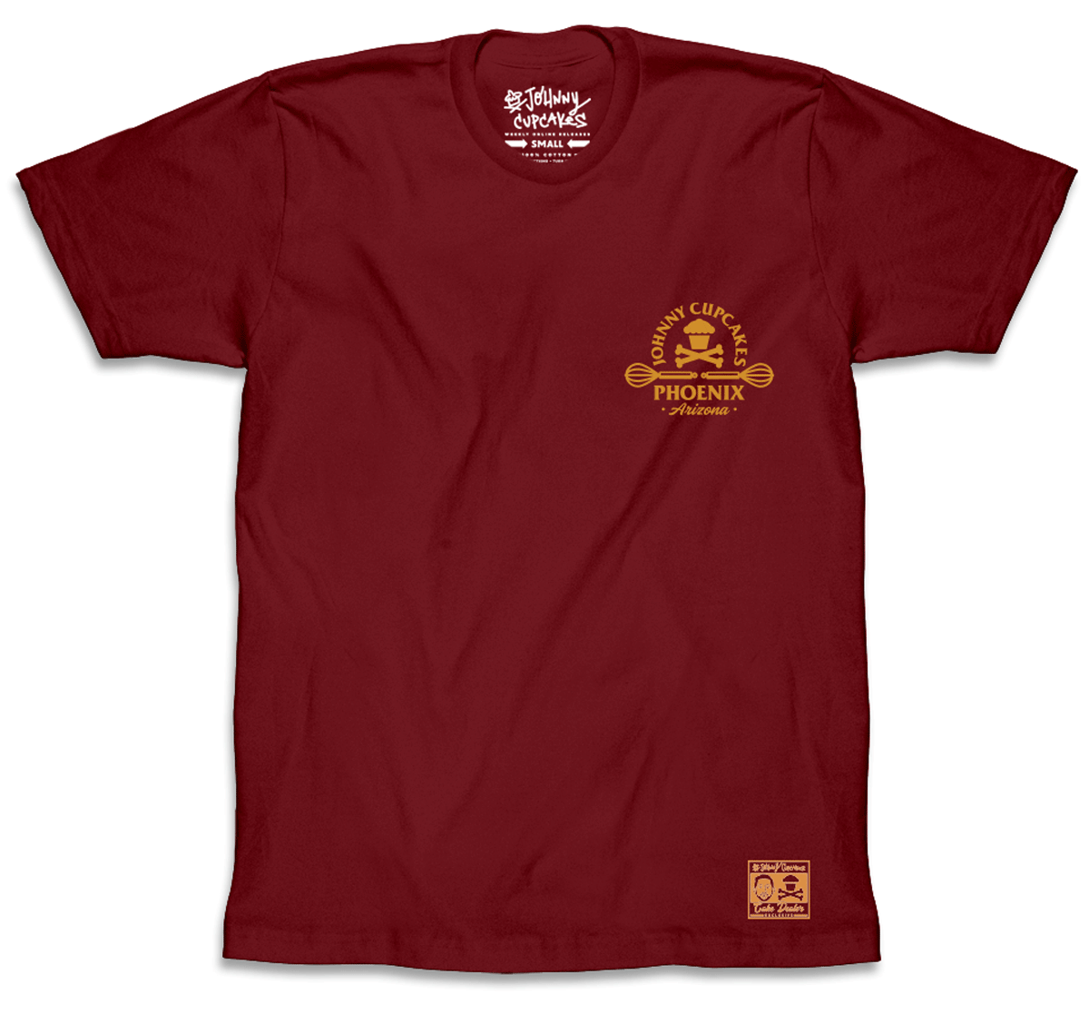 $10 Sale Tee - Phoenix Scorpion Maroon / Gold (Cake Dealer Exclusive)