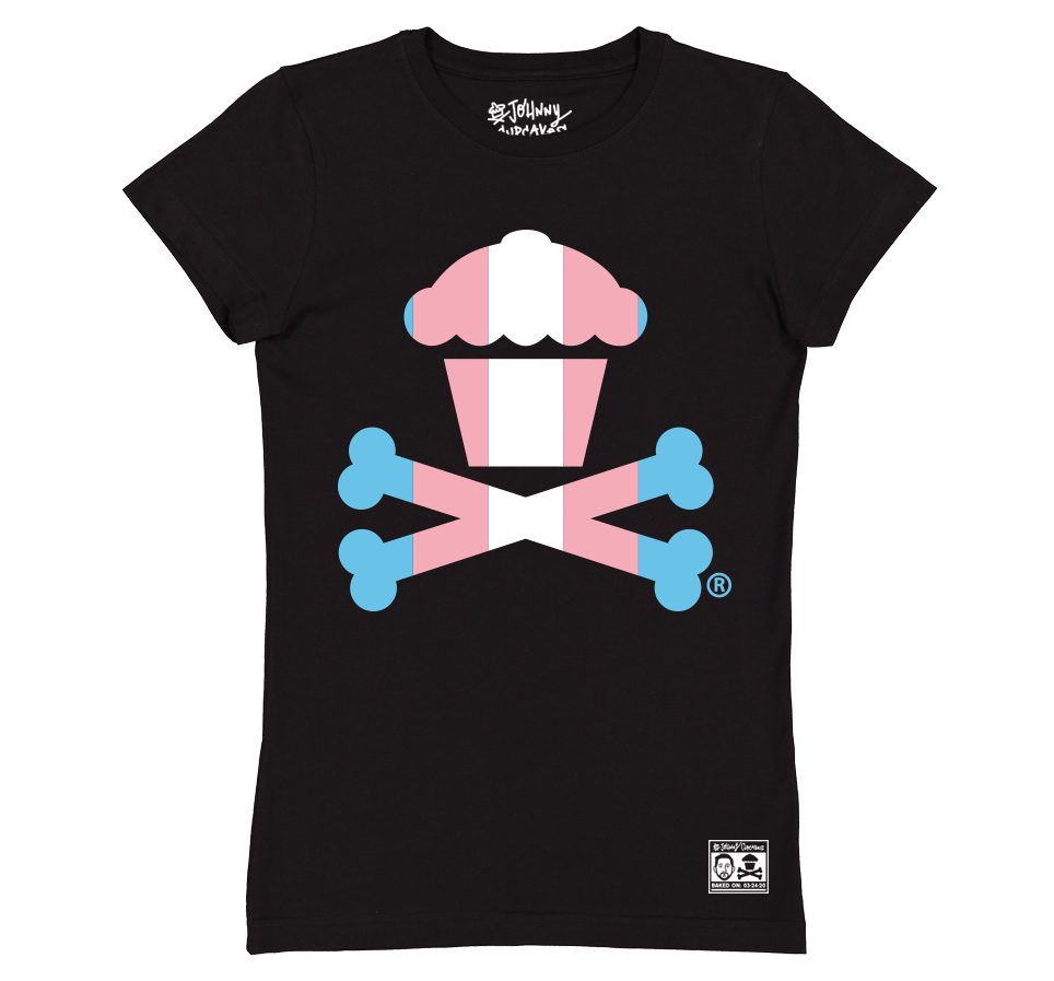 Trans Pride Crossbones - Women's / Fitted Size