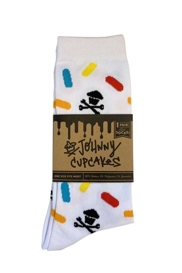 White Sprinkles Socks