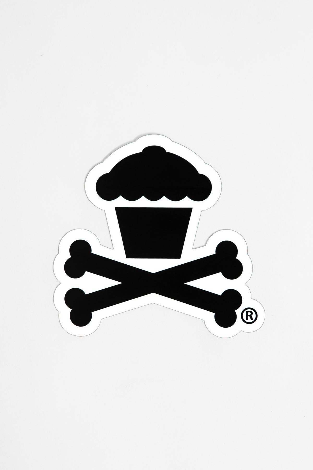 Crossbones Sticker STICKER - Crossbones (Inverted)